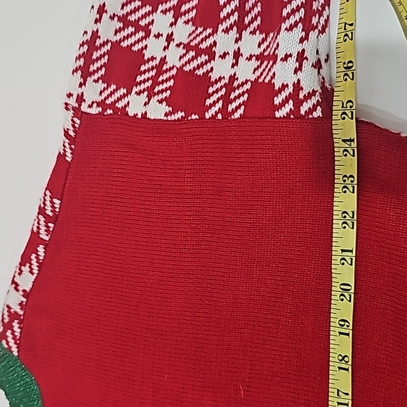 Christmas Sweater Cardigan Snowman Cany Cane Size L NWT - Picture 9 of 9